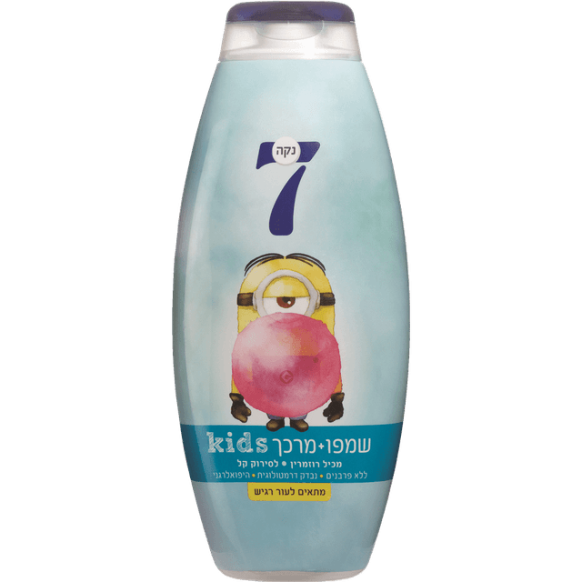 נקה 7 - מיניונים שמפו 2 ב-1 750 מ"ל