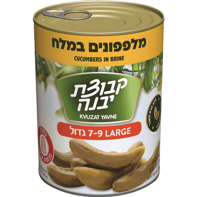 מלפפון 9-7 במלח 320ג