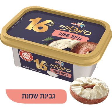 סימפוניה 16% בטעם טבעי 200 גרם