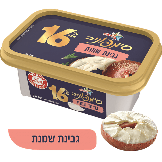 סימפוניה 16% בטעם טבעי 200 גרם