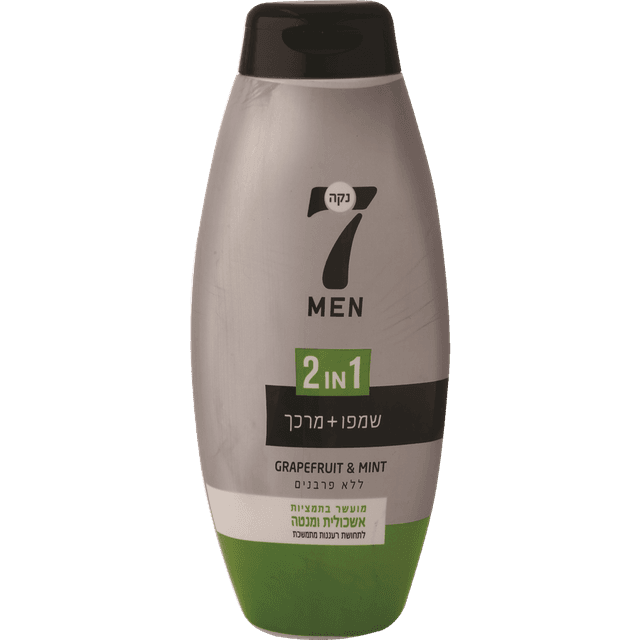 נקה 7 - שמפו ומרכך לגבר 2 ב-1 750 מ"ל