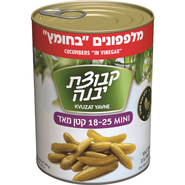 מלפפון חומץ 25-18 560 ג' יבנה