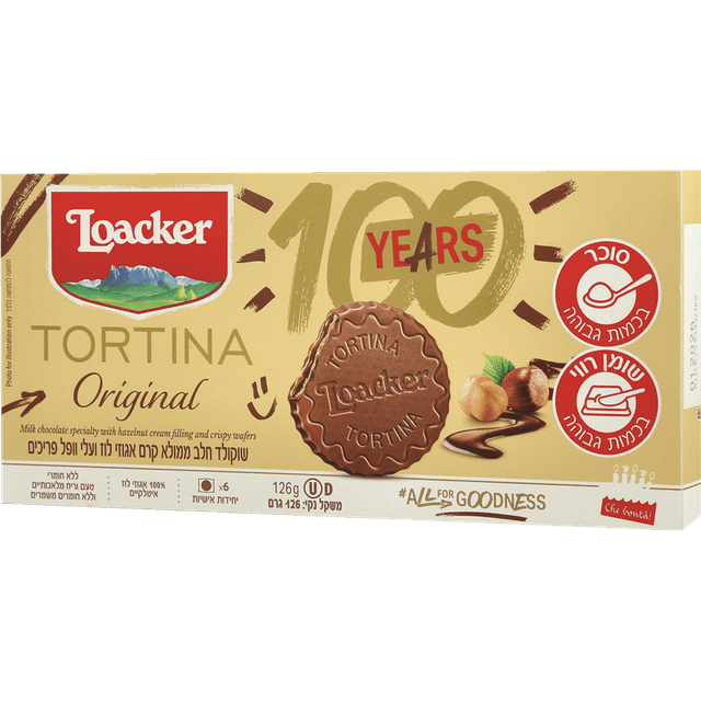 טורטינה אורגינל 1/6 125 גר לואקר