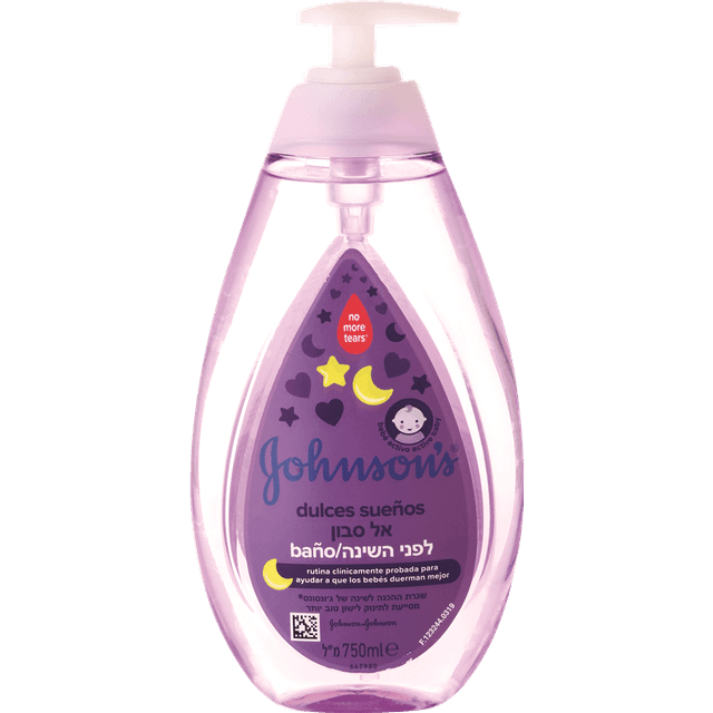 ג'ונסון - בייבי אל סבון לפני שינה 750 מ"ל