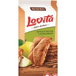 עוגיות עם מילוי תפוח קינמון 168 גר LOVIT