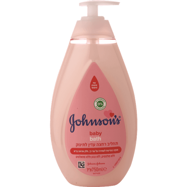 ג'ונסון - בייבי אל סבון לרחצה עדינה 750 מ"ל