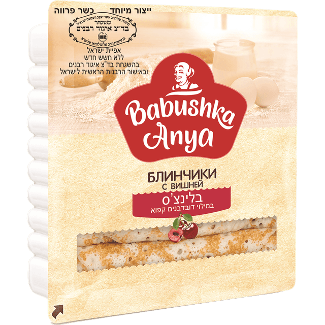 בלינצס במילוי דובדבן מוקפא 360 גרם