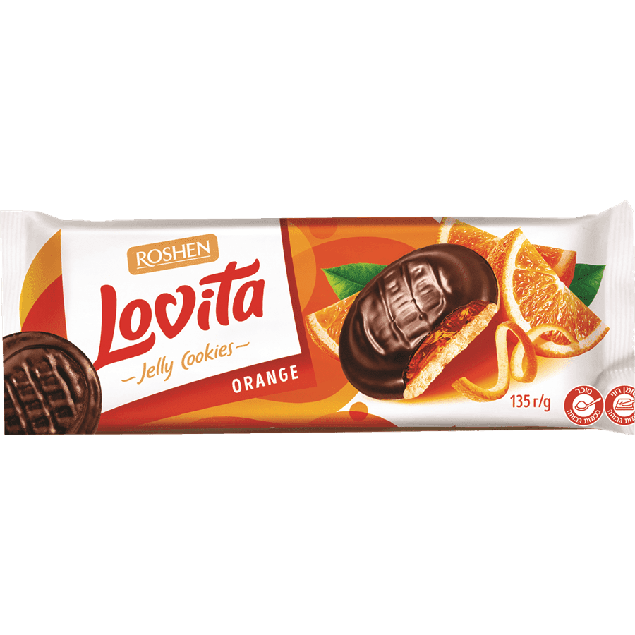 עוגיות תפוז 135 גר LOVITA