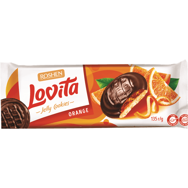 עוגיות תפוז 135 גר LOVITA