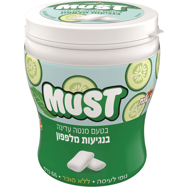 עלית - צנצנת מנטה עדינה בנגיעות מלפפון 66 גרם