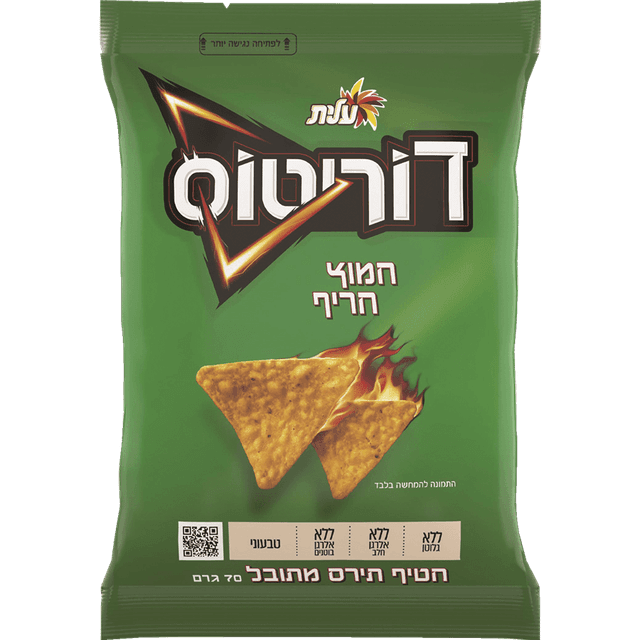 דוריטוס חמוץ חריף 70