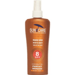 סאן&קאר שמן קוקוס 200 SPF6מ'ל