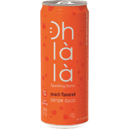 סאן בנדטו - אוללה משקה מוגז בנגיעות אפרסק 330 מ"ל