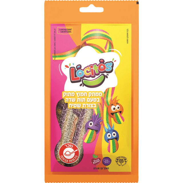 לוקיטוס - שטיחים חמוצים ריינבו 80 גרם