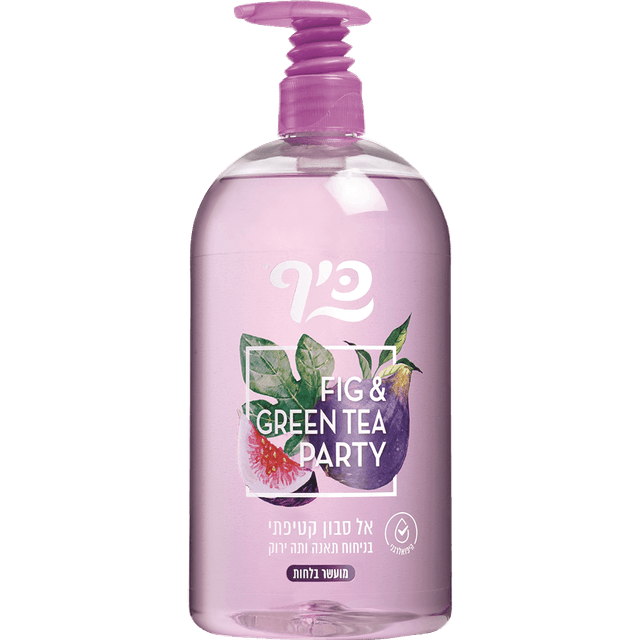 אל סבון כיף בניחוח תאנה ותה ירוק 1 ל