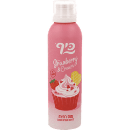 כיף - מוס רחצה בניחוח תותים ושמנת 150 מ"ל