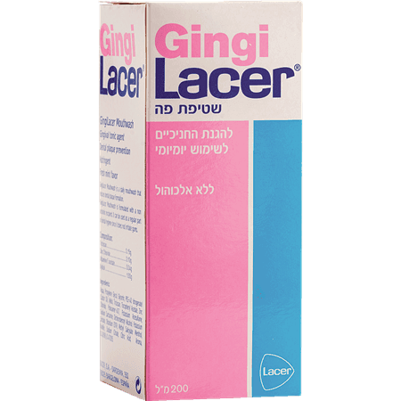 לייסר - ג'ינג'י שטיפת פה 200 מ"ל