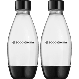 סודה סטרים - פיוז בקבוקי פלסטיק שחור 0.5 ליטר זוג