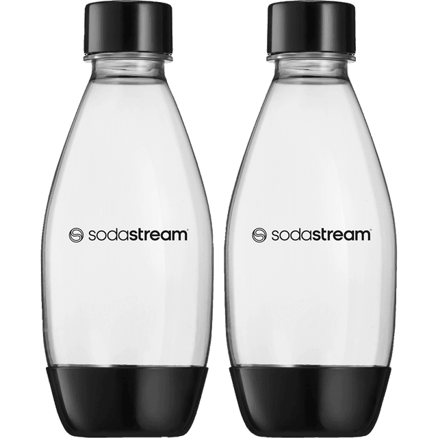 סודה סטרים - פיוז בקבוקי פלסטיק שחור 0.5 ליטר זוג