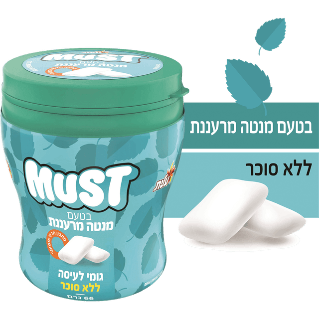 עלית - צנצנת מנטה מרעננת לל"ס 66 גרם