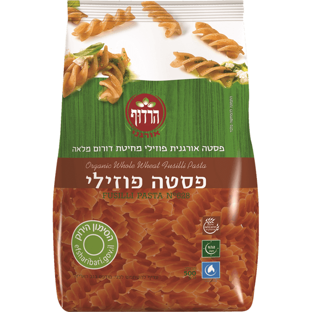 פסטה פוזילי אורגנית מחיטת דורום מלאה