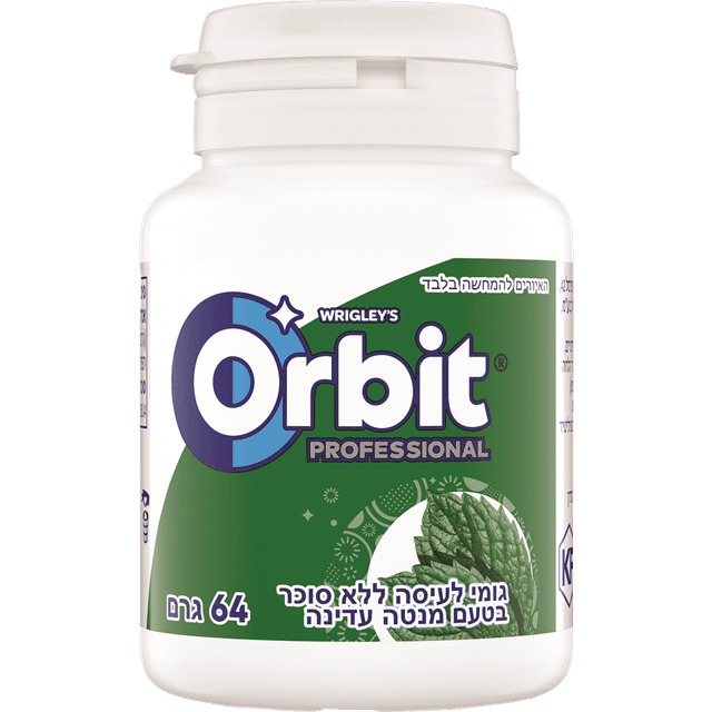 אורביט - פרופשיונל ספירמינט בקבוקון 64 גרם