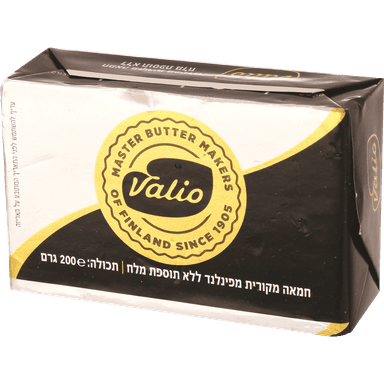 חמאה ללא תוספת מלח 200 ג' וליו