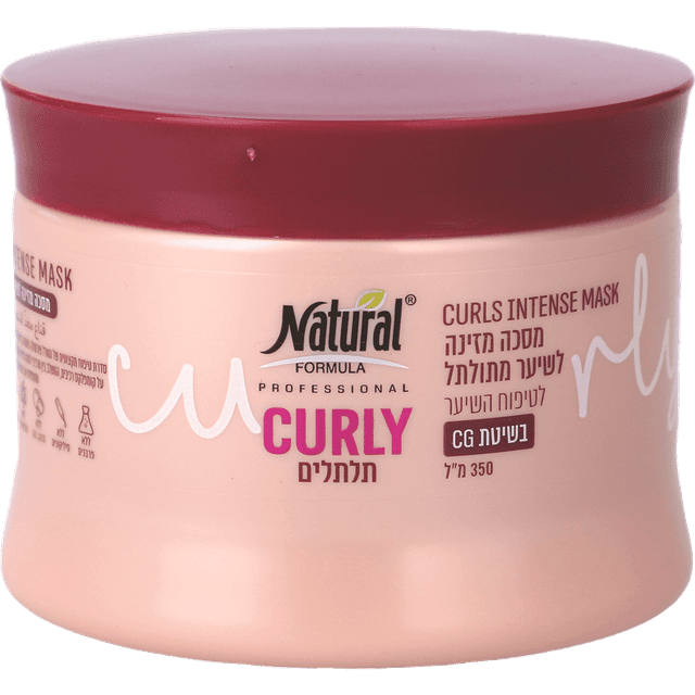 נטורל פורמולה - מסכת הזנה לתלתלים 350 מ"ל