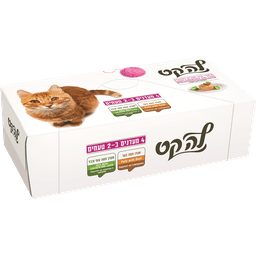 מארז מען לה קט פטה מולטיפק 100 גר 4 יח