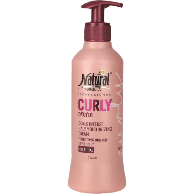 נטורל פורמולה - קרם לחות לתלתלים 400 מ"ל