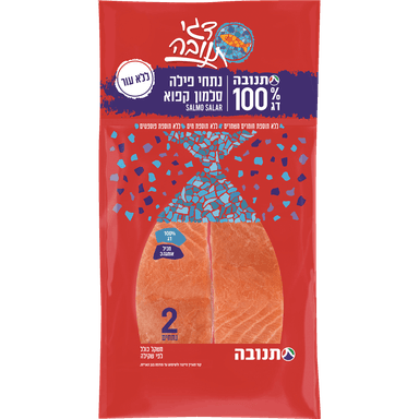 נתחי פילה סלמון קפוא