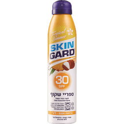 סקינגארד - ספריי שקוף בניחוח אננס ליצ'י 200 מ"ל SPF30