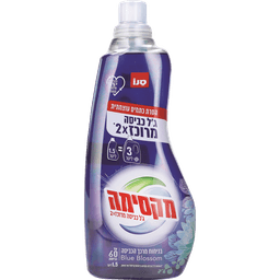 סנו מקסימה - ג'ל כביסה מרוכז 2X בניחוח מרכך הכביסה בלו בלוסום 1.5 ליטר