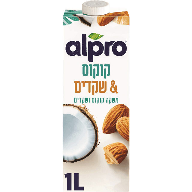 אלפרו משקה קוקוס שקדים 1 ליטר