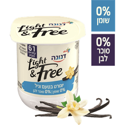 דנונה לייט אנד פריי וניל עם חלבון 150 גר