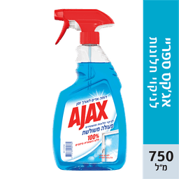אג'קס - ספריי לניקוי חלונות 750 מ"ל
