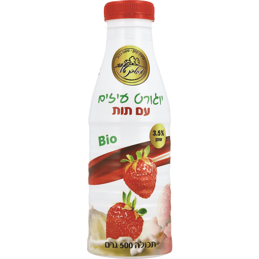 יוגורט עיזים תות 3% 500 מל