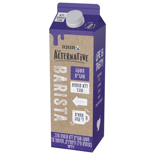 משקה שקדים ללא תוספת סוכר 1 ליטר