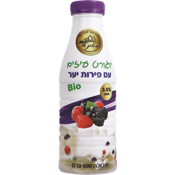 יוגורט עיזים פירות יער 3% 500 מל