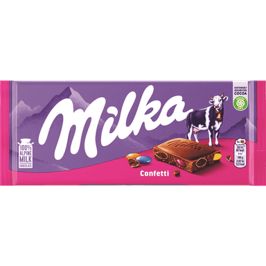 מילקה - טבלה שוקולד חלב עם עדשים 100 גרם