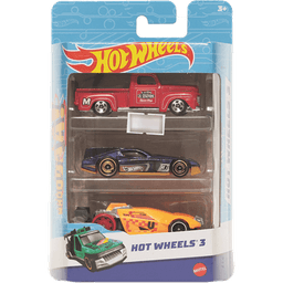 הוט ווילס - מארז 3 מכוניות מגוון