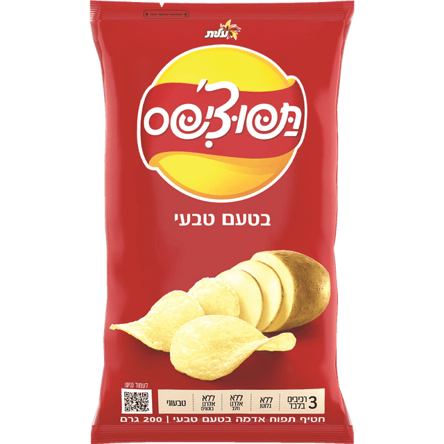 תפוציפס טבעי 200 גר