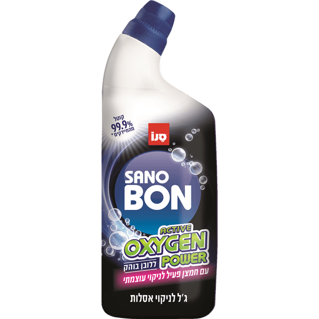 סנו סנובון - נוזל לניקוי אסלות עם חמצן פעיל 750 מ"ל