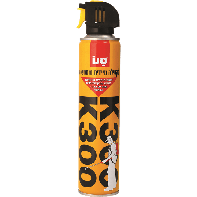 סנו - K300 קוטל חרקים תיקנים ונמלים 300 מ"ל
