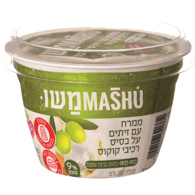 ממרח זיתים בסיס רכיבי קוקוס 200 גר