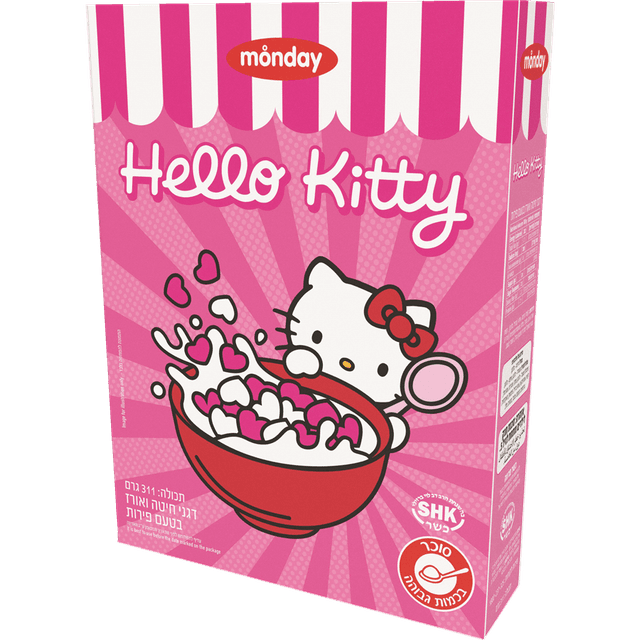 דגני בוקר בטעם חיטה ואורז 311 ג' הלו קיטי