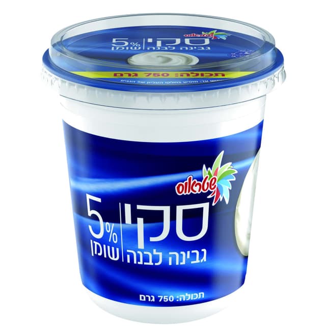 גבינה 5% שומן 750 ג' שטראוס