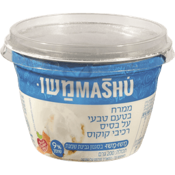 ממרח טבעי 9% בסיס רכיבי קוקוס 200 גר