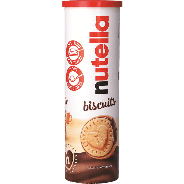 נוטלה - עוגיות ביסקוויט בגליל 166 גרם