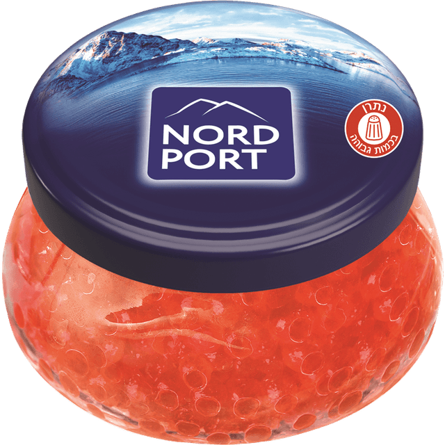 בסגנון קוויאר אדום כדורי דג פורל 230 גרם